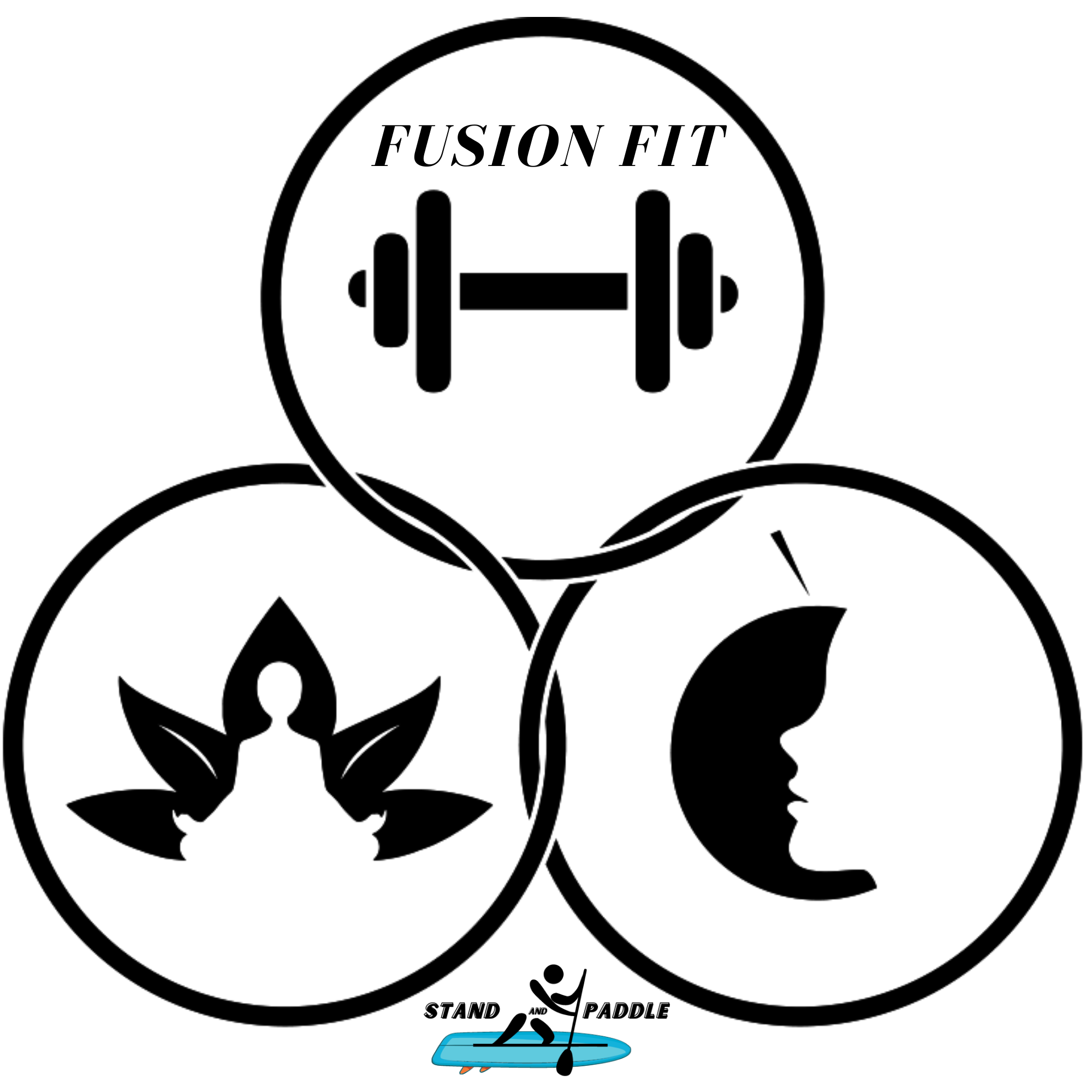 Fusion Fit/Stand and Paddle logo