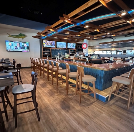 black marlin restaurant bar and indoor seating