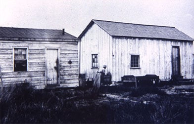 Houses in Freemans Village circa 1862