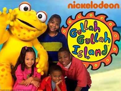 Gullah Gullah Island kids and mascot