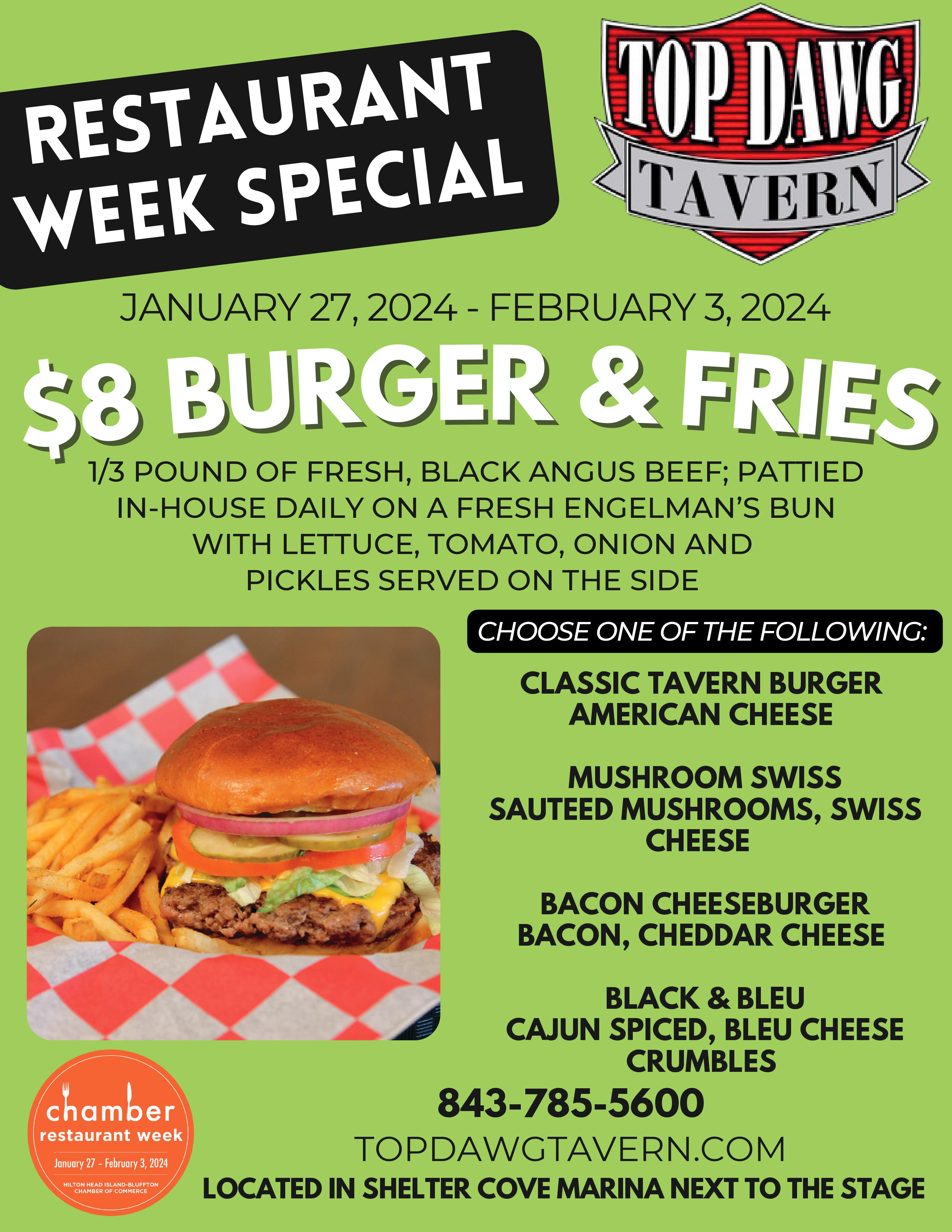 Menus + deals for Hilton Head, Bluffton Restaurant Week 2025 Hilton