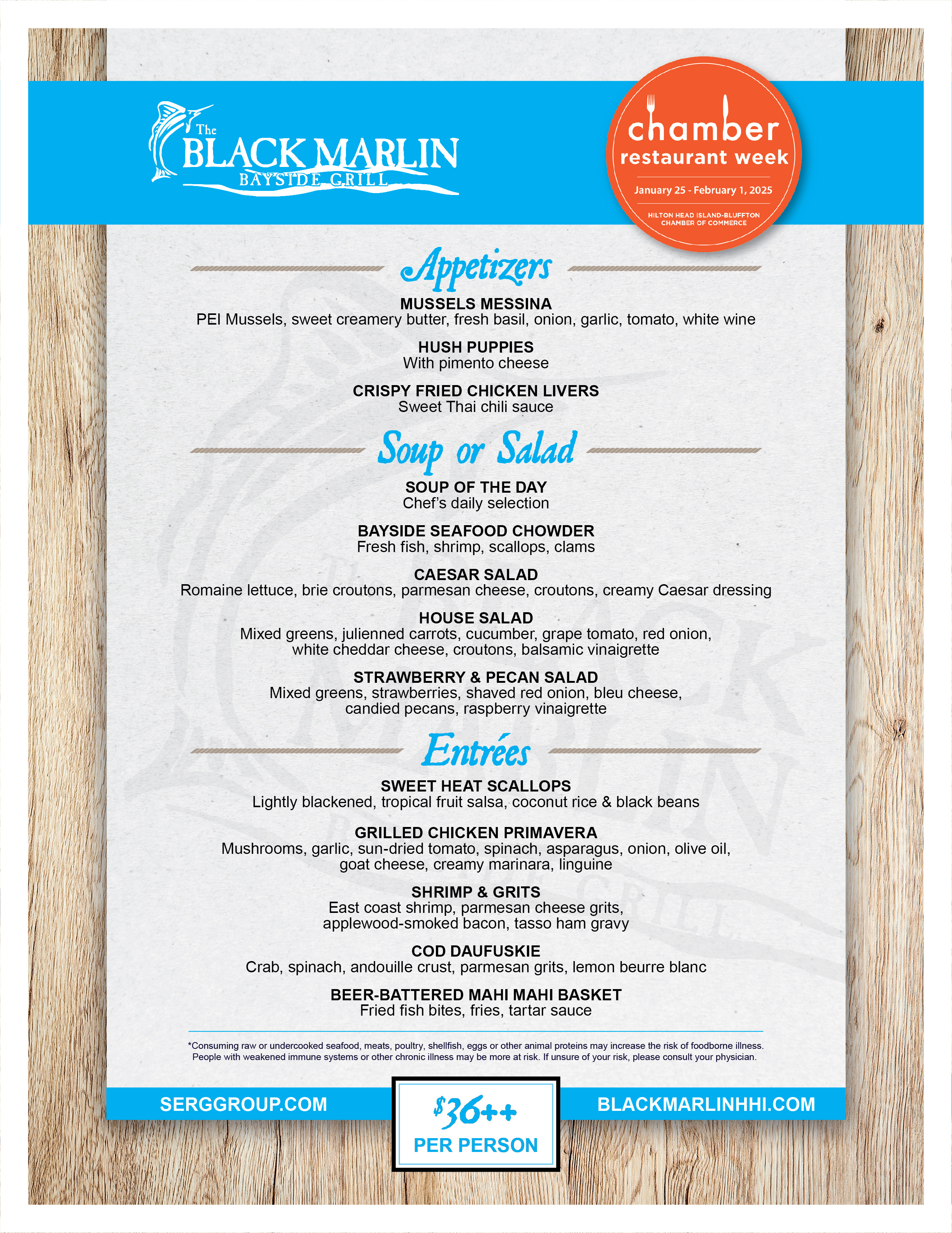 Menus & deals for Hilton Head, Bluffton SC Restaurant Week Hilton