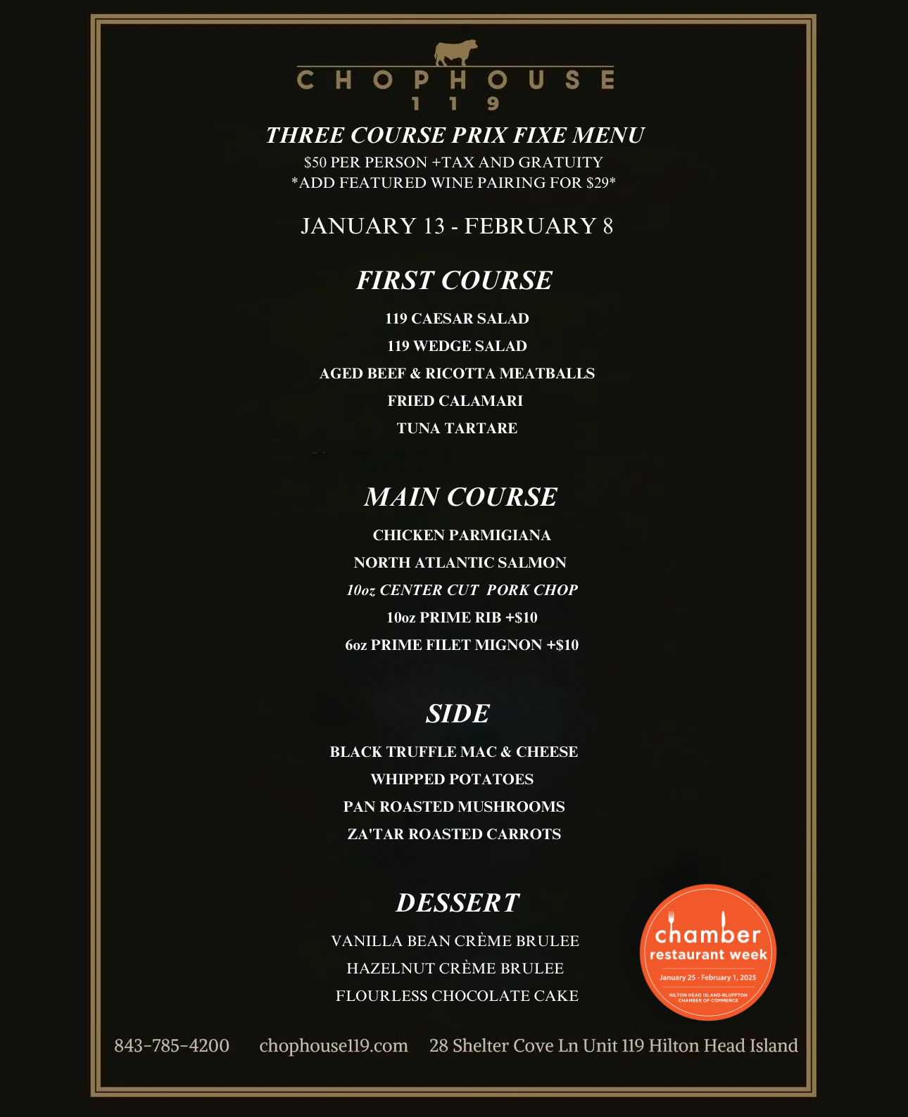 Menus & deals for Hilton Head, Bluffton SC Restaurant Week Hilton Head Island Packet