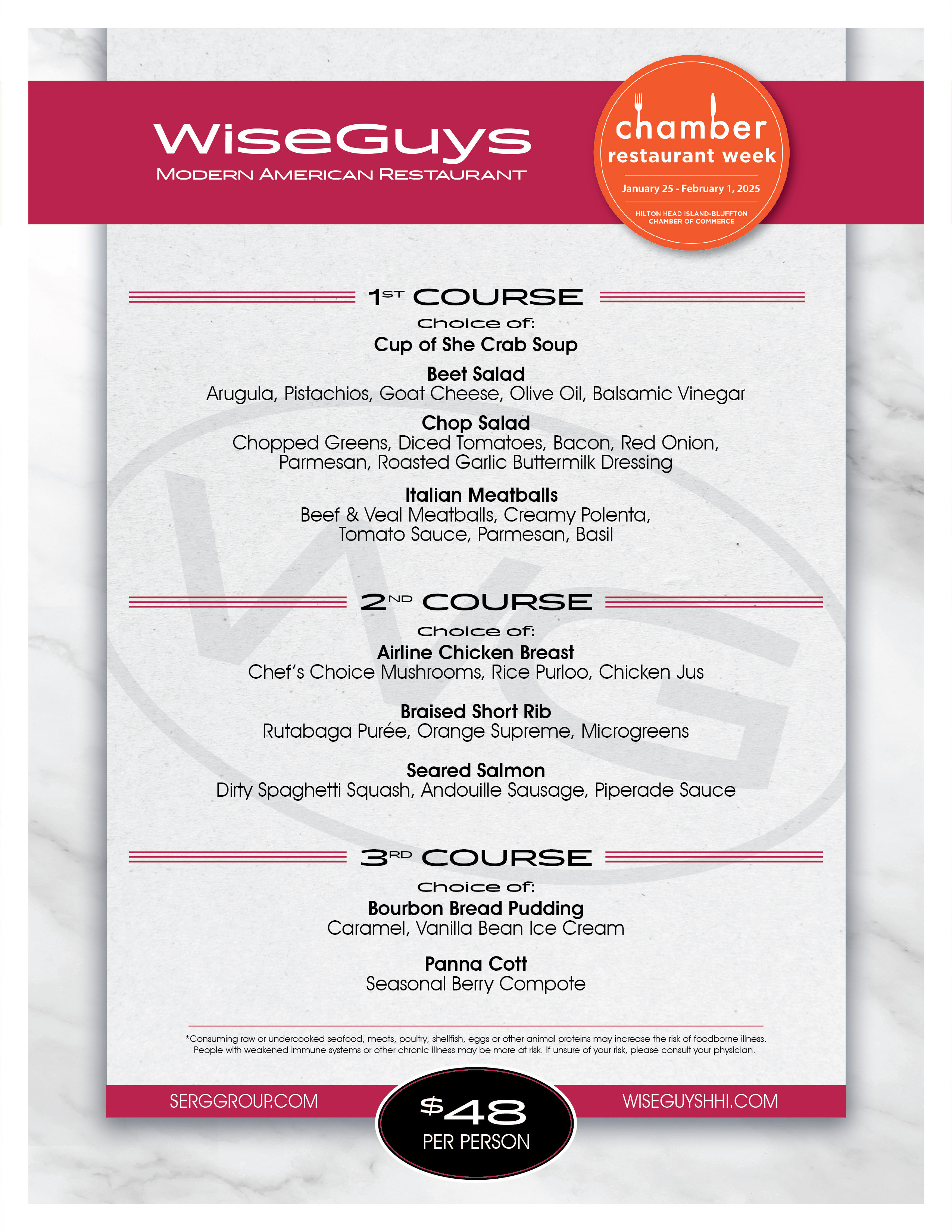Menus & deals for Hilton Head, Bluffton SC Restaurant Week Hilton Head Island Packet