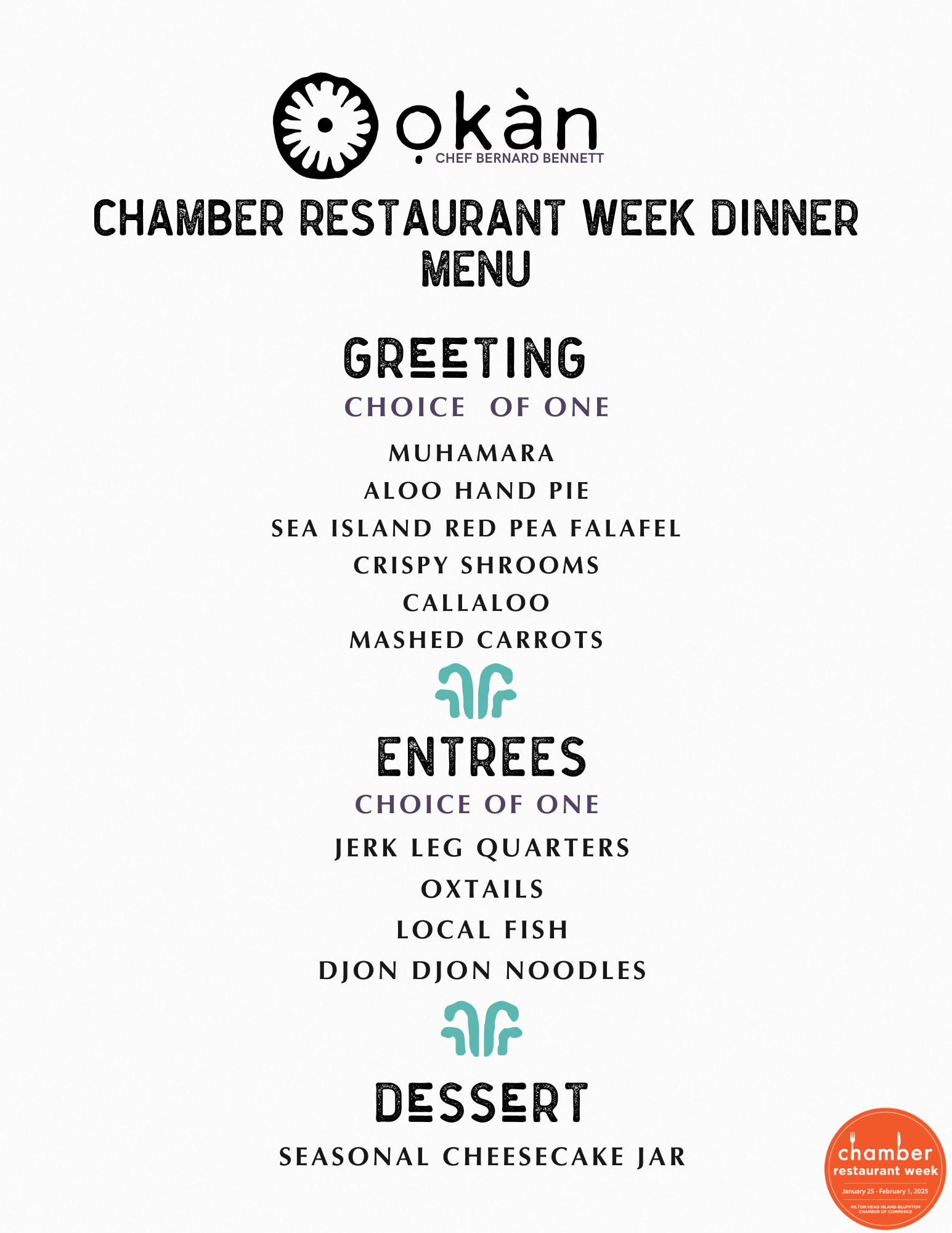 Menus & deals for Hilton Head, Bluffton SC Restaurant Week Hilton Head Island Packet