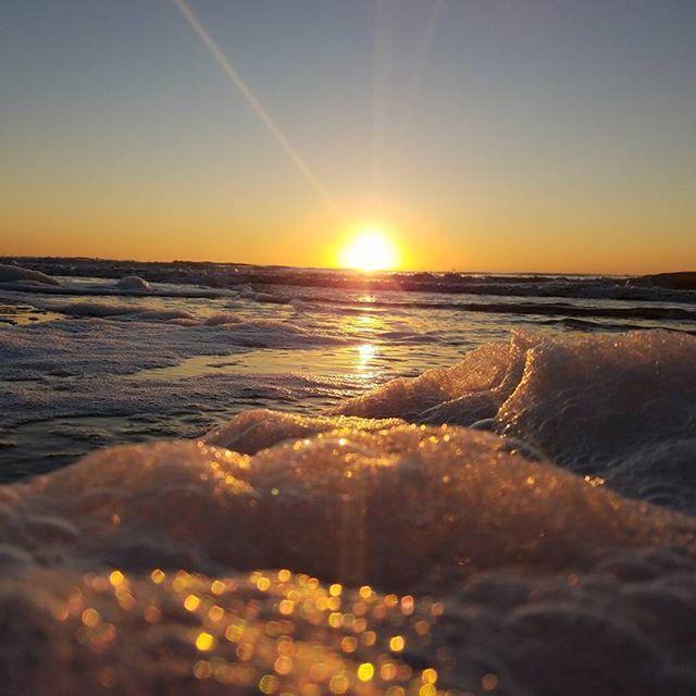 beach at sunset