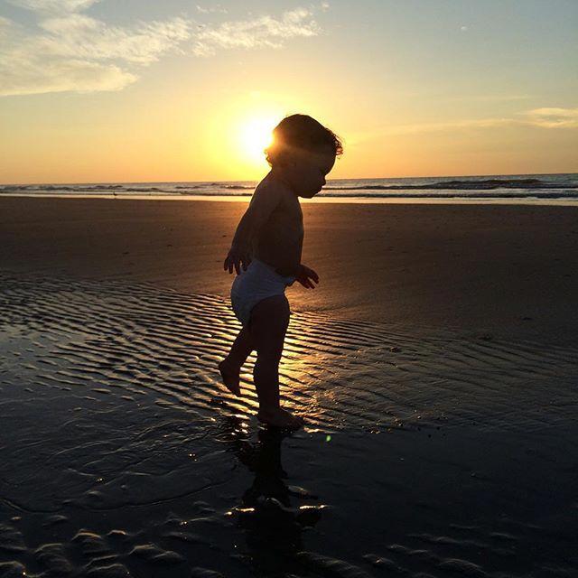 baby on beach