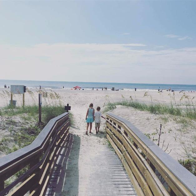 kids on beach
