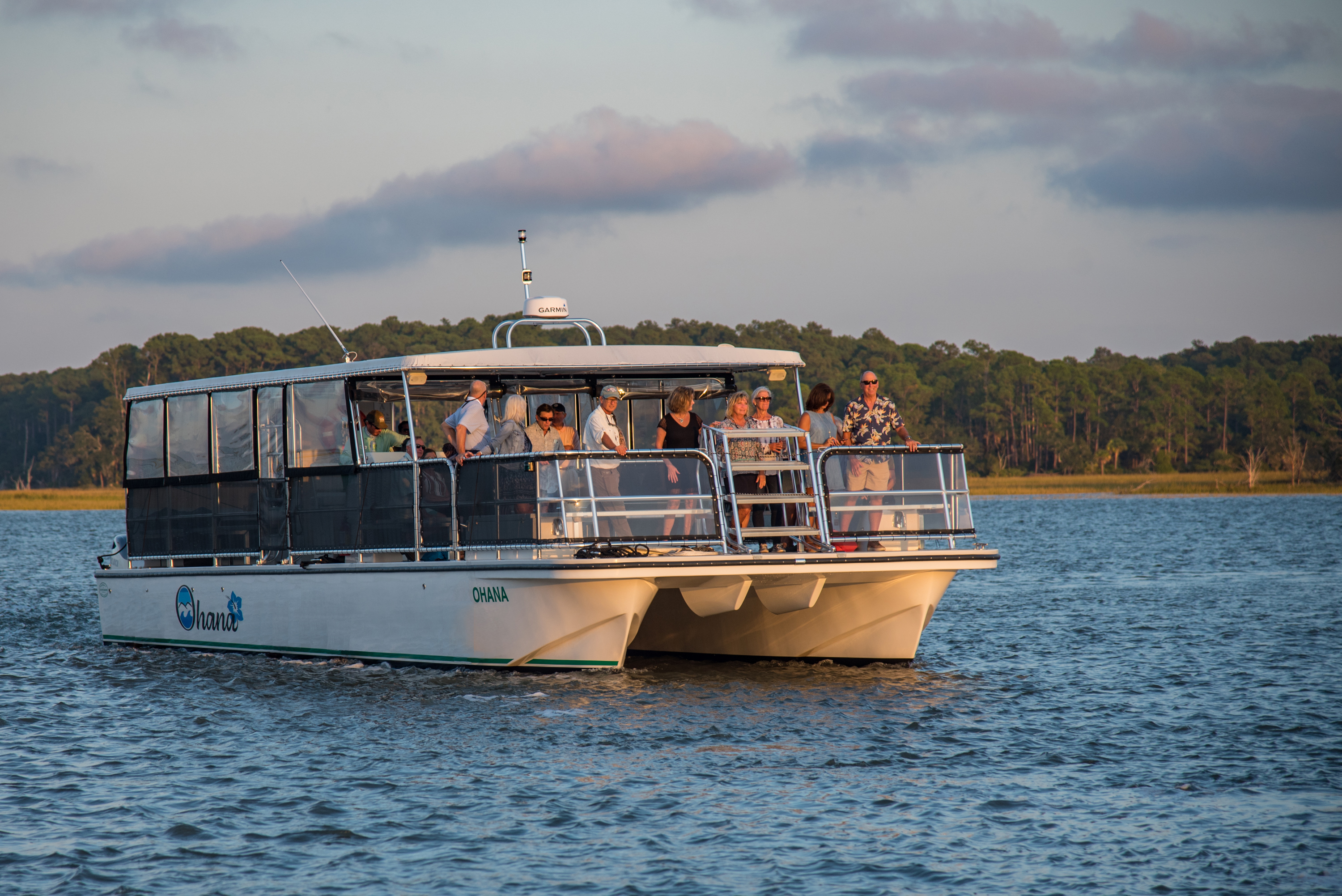 Get outside on the Ohana! A luxury catamaran, perfect for any party venue!