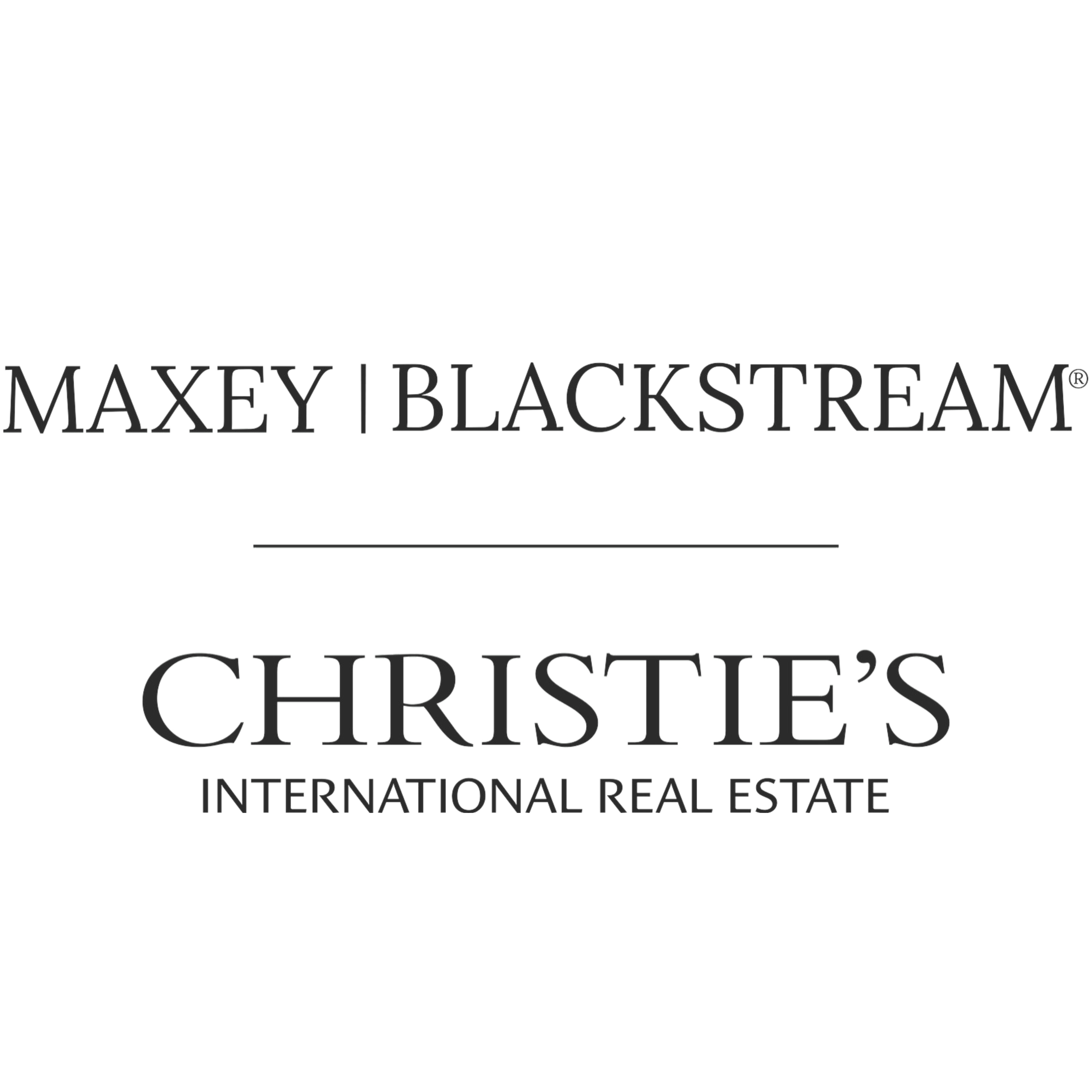 Maxey Blackstream Christie's International Real Estate Logo