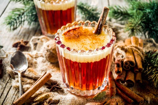 hot butter rum cocktail