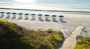 beach umbrellas