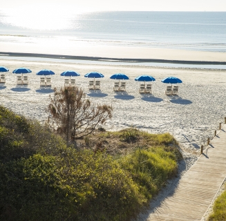 pathway leading to the beach