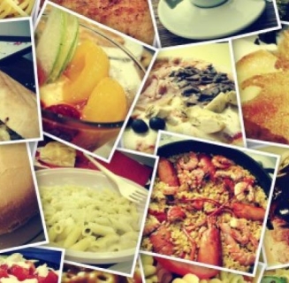 multiple food snapshots