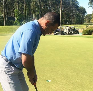 Golfer at Bear Creek Golf Course
