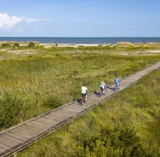 biking