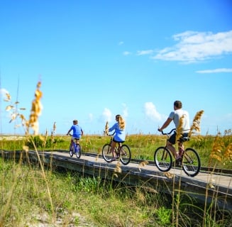 biking