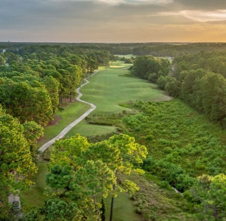 aerial view of course