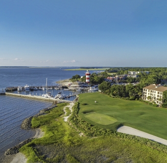 Aerial View of Harbour Town Golf Links