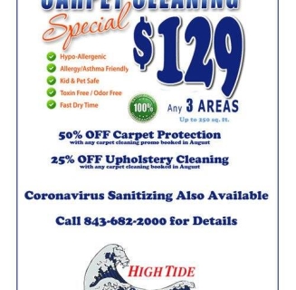High Tide's Spring Carpet Cleaning Specials 