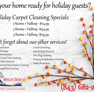 Holiday Carpet Cleaning Specials