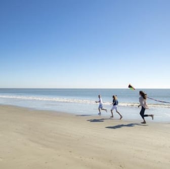 family beach