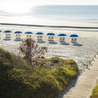 pathway leading to the beach