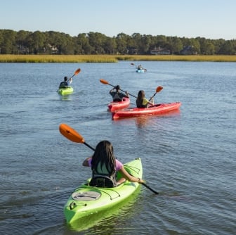 kayakers