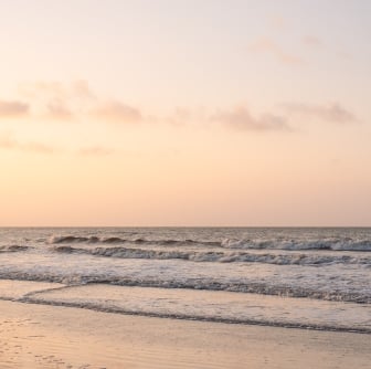 sunset at the beach