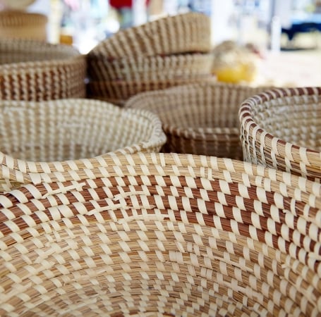 baskets being weaved