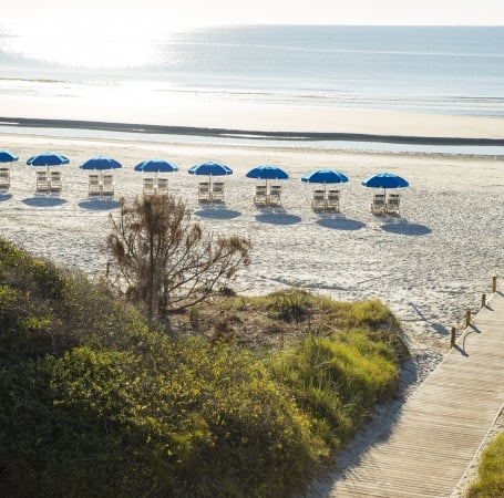 pathway leading to the beach