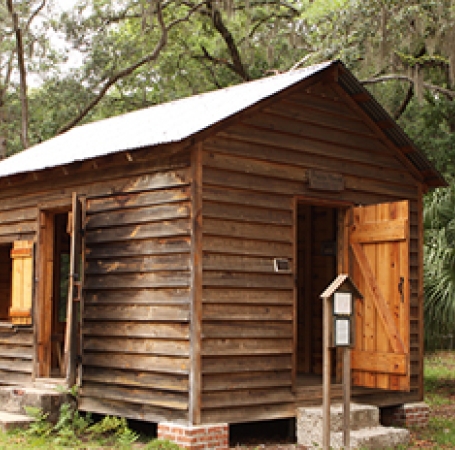 old wooden cabin