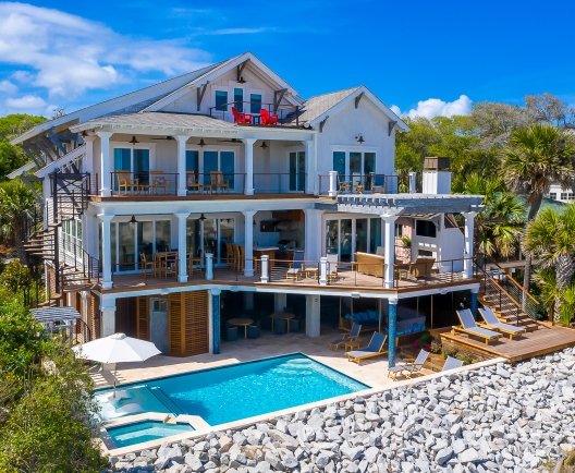 large beach house
