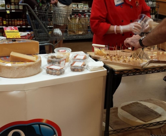 food taste stand