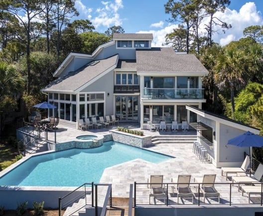 large vacation home with private pool