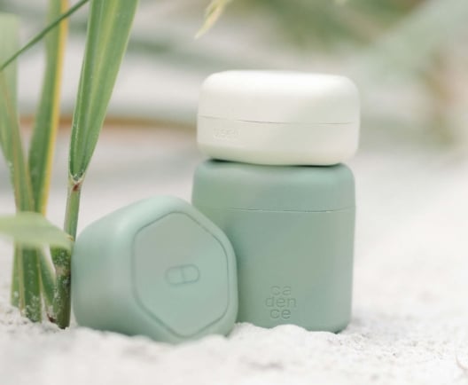 cadence capsules on the beach