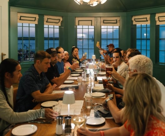 quarerdeck team dinner
