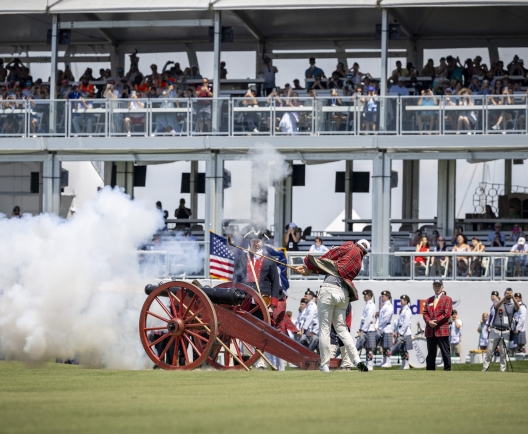 RBC Heritage Spectators and Cannon Ceremony