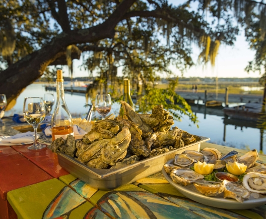 Seafood on Patio 