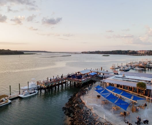 aerial restaurant photo 