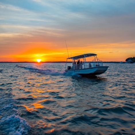 boat on water