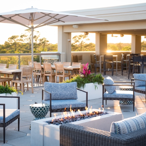 rooftop patio