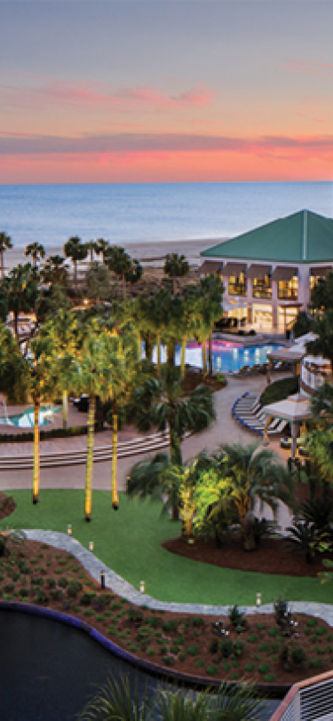 courtyard view of the westin