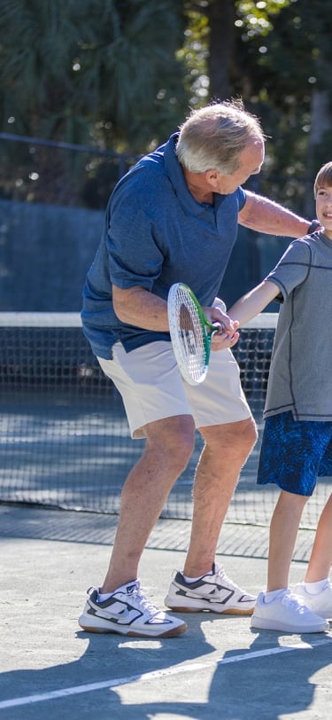 people playing tennis