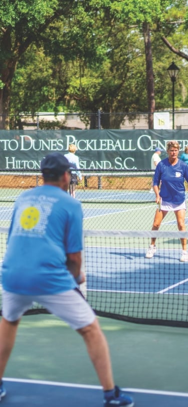 people playing pickleball 