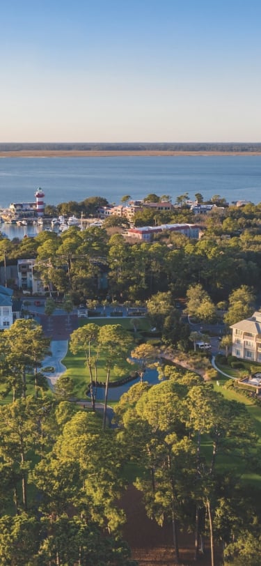 Aerial of The Inn & Club at Harbour Town