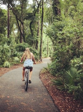 girl on bike