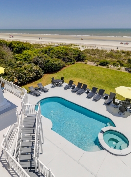 pool view from upstairs