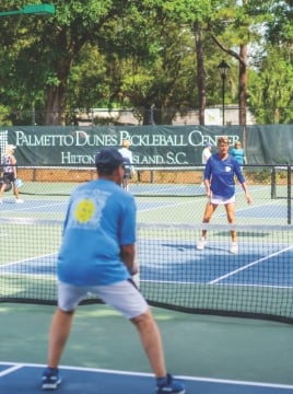 people playing pickleball 