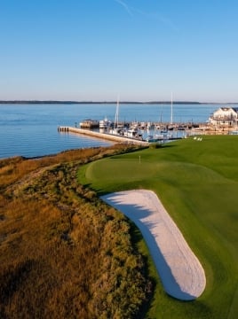 hole 18 at sea pines golf course